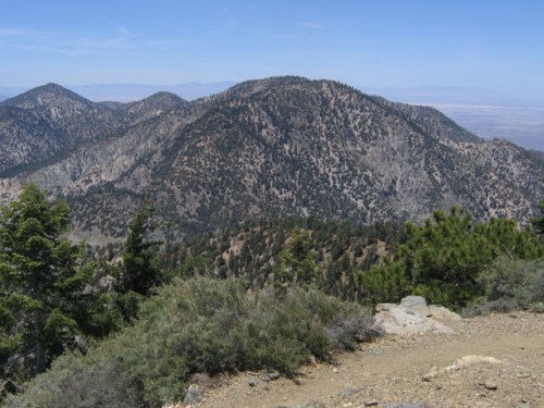 View from Mt. Islip to Mt. Williamson